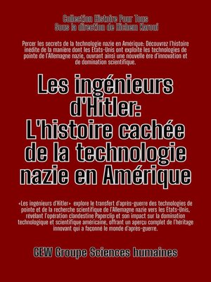 cover image of Les ingénieurs d'Hitler